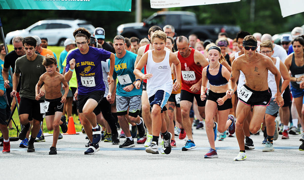 Local running: Over 200 take part in Tender 5K